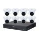 Dahua 5MP AHD DVR Kit with 8 Channel 4K DVR and 8 x Dahua 5MP WDR HDCVI IR Turret Camera with Starlight 
