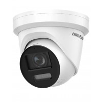Hikvision 8MP ColorVu Turret White LED Light AcuSense Built-in Mic Speaker 2.8mm DS-2CD2387G2-LSU/SL Hikvision 8MP ColorVu Turret White LED Light AcuSense Built-in Mic Speaker 2.8mm DS-2CD2387G2-LSU/SL