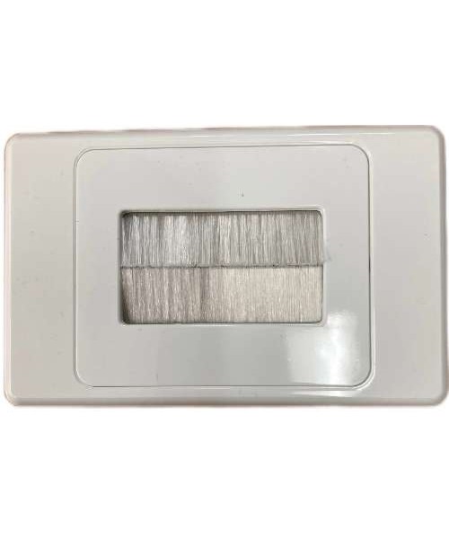 50 x Brush Wall Plate for Cable Entry Inwall Management and TV / AV Home Theatre 