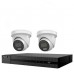 Hilook powered by Hikvision 4CH NVR Kit with 2 x 6MP AI Turret Camera with 2TB HDD