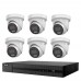 Hilook powered by Hikvision 8CH NVR Kit with 6 x 6MP AI Turret Camera with 2TB HDD