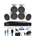 IVSEC 8MP 4K AI 2TB 8CH 6x850B Bullet Cameras UHD NVR CCTV Security System (8x6)