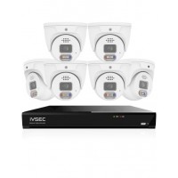 IVSEC PRO 8MP 4K PRO-AI 2TB 8CH 6x880D-AI Cam 25fps Sony Starvis NVR CCTV Security System (8x6)