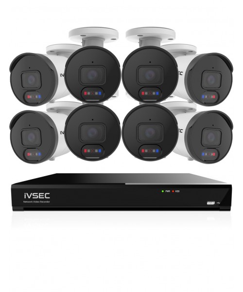 IVSEC 8MP 4K AI 2TB 8CH 8x850B Bullet Cameras UHD NVR CCTV Security System (8x8) IVSEC 8MP 4K AI 2TB 8CH 8x850B Bullet Cameras UHD NVR CCTV Security System (8x8)