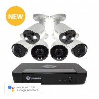 Swann 8 Channel 8MP Ultra HD NVR-8580 with 2TB HDD & 4 x 8MP NHD-887MSB Bullet Cameras & 2 NHD-887MSFB Spotlight Cameras Swann 8 Channel 8MP Ultra HD NVR-8580 with 2TB HDD & 4 x 8MP NHD-887MSB Bullet Cameras & 2 NHD-887MSFB Spotlight Cameras