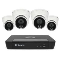 Swann 8 Channel Security System: 4K Super HD NVR-8580 with 2TB HDD & 4 x 4K Upscale NHD-876MSD Dome Cameras Swann 8 Channel Security System: 4K Super HD NVR-8580 with 2TB HDD & 4 x 4K Upscale NHD-876MSD Dome Cameras