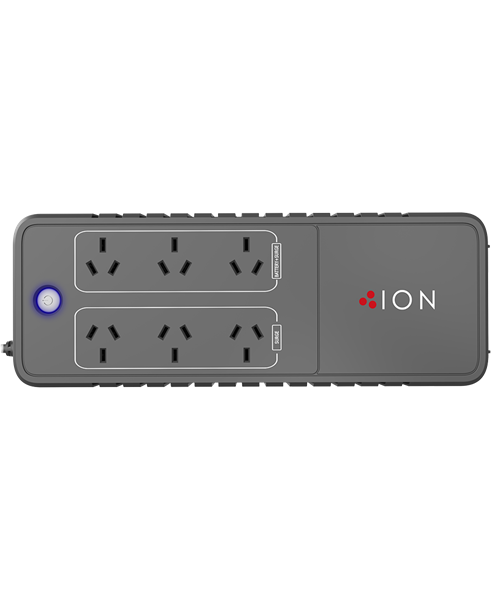 ION F10 Powerboard 850VA UPS 3 X Power Protection & 3 X Surge Protection ports