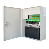 Securview 12VDC 10A 18CH Surveillance Power Supply with Battery Backup