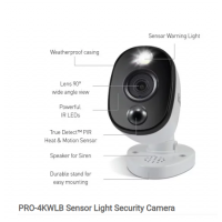 Swann Thermal Sensing PIR Security Camera: 4K Ultra HD Bullet with IR Night Vision - SWPRO-4KWLB